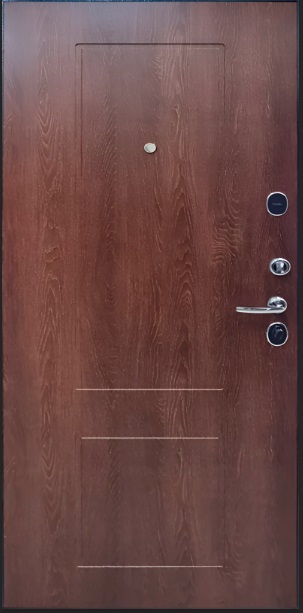 Кама (60 мдф/мдф 2) Коньяк  - вид сзади